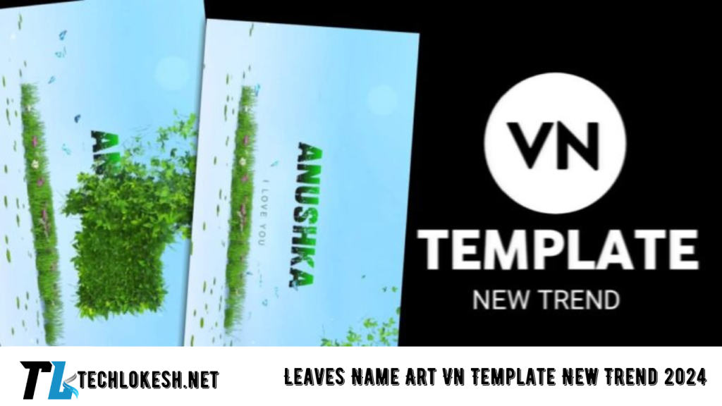 Leaves Name Art Vn Template New Trend 2024