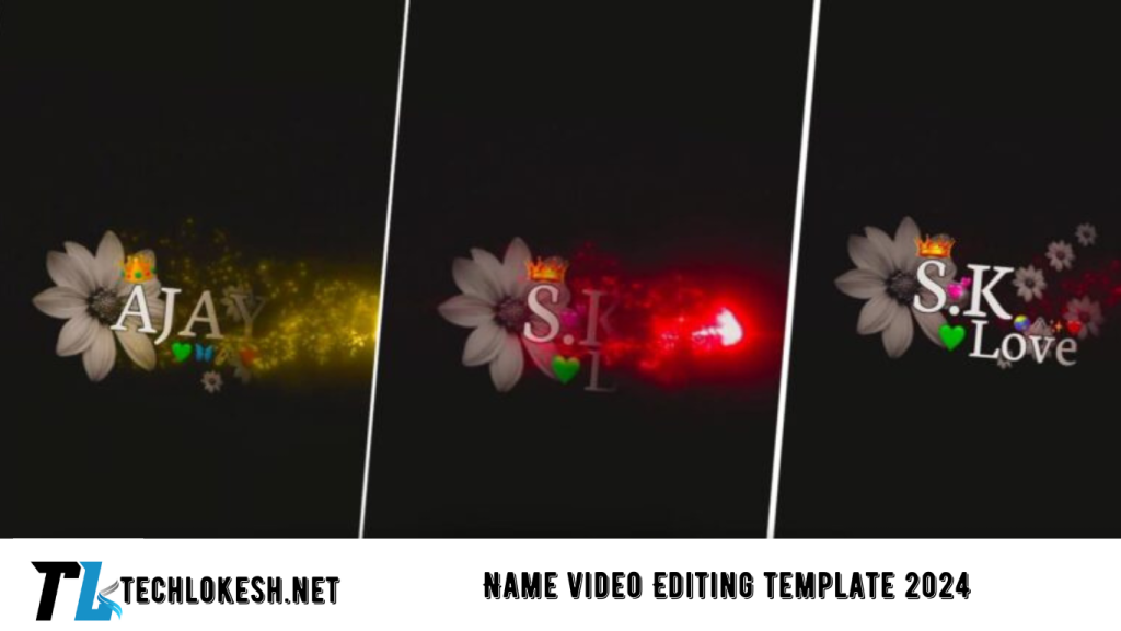 Instagram Reels Name Art Video Editing | Name video Editing template 2024