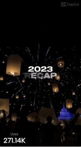 2023 Recap Capcut Template Link 2024