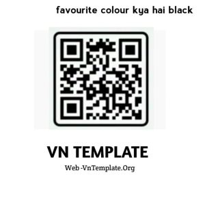 Aapka Favourite Colour Kya Hai Black Vn Template 2024