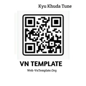 Kyun Khuda Tune Vn Template 2024