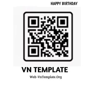 Happy Birthday Vn Template Qr Code 2024