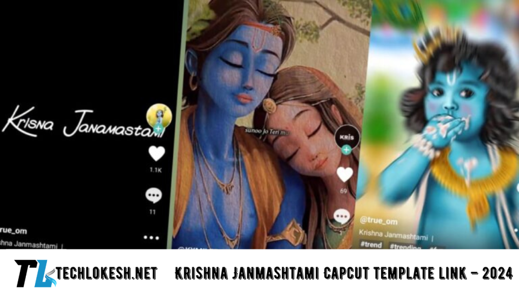 Krishna Janmashtami Capcut template link – 2024