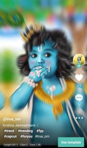 Janmashtami Capcut Template New Trend 2024